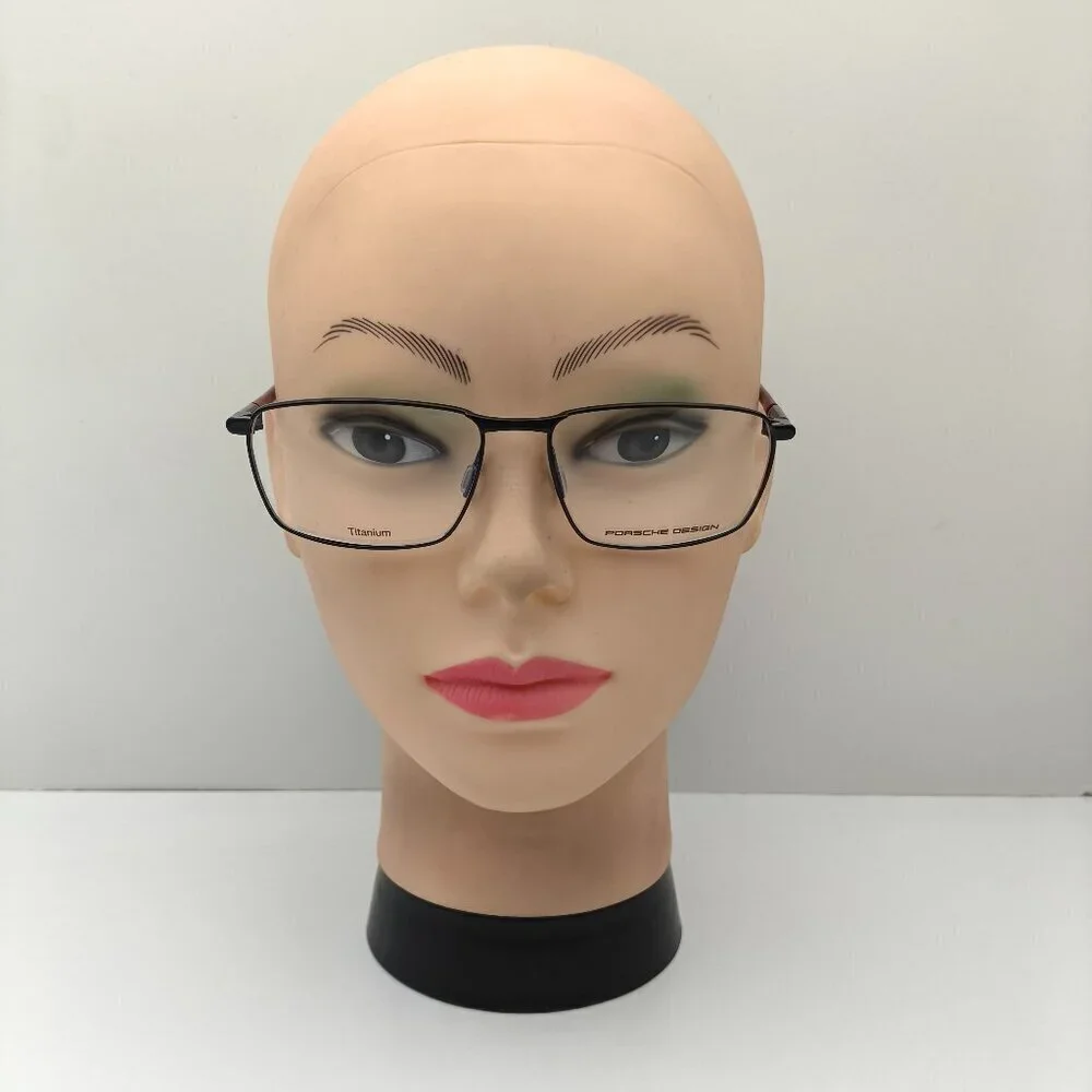 🕶️Made in Italy! Porsche Design P8766 Pol.Black Eyeglasses 56/16 140 /EUM157🕶️